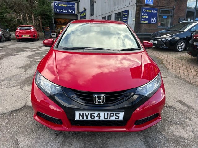 Honda Civic 2014 64 1.4 I-vtec S Hatchback E Red #2