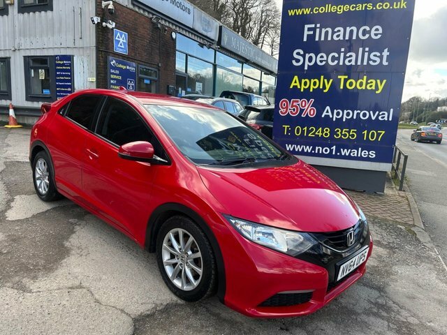 Honda Civic 2014 64 1.4 I-vtec S Hatchback E Red