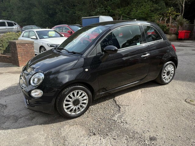 Fiat 500 2019 69 1.2 Lounge Hatchback Eur WP69NLM Black #3
