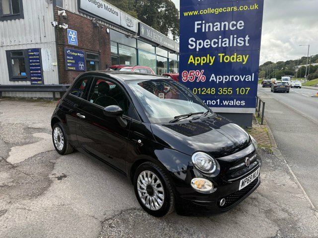 Fiat 500 2019 69 1.2 Lounge Hatchback Eur Black