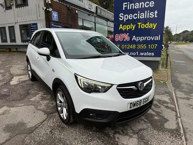 Vauxhall Crossland X 2019 68 1.2 Turbo Ecotec Gpf Se Suv Man DW68GGK White #4
