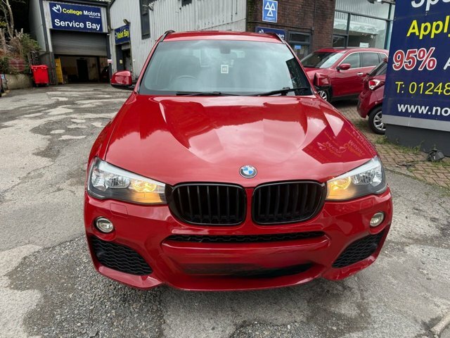 BMW X3 2015 65 3.0 30D M Sport Suv Xdrive Red #2