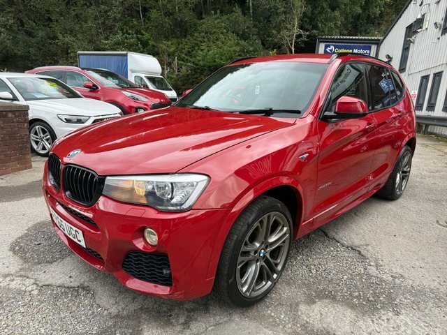BMW X3 2015 65 3.0 30D M Sport Suv Xdrive Red #3