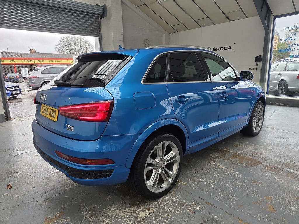 Audi Q3 2.0 Tfsi S Line Plus Suv S Tronic Quatt CE66KBO Blue #5