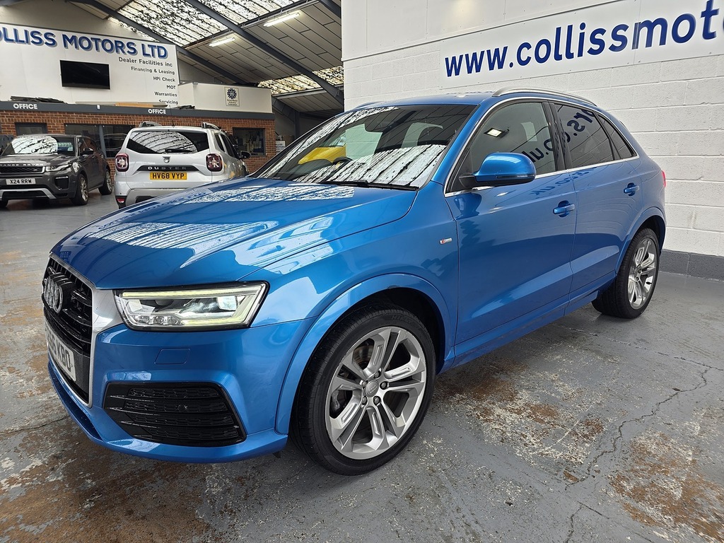 Audi Q3 2.0 Tfsi S Line Plus Suv S Tronic Quatt CE66KBO Blue #4
