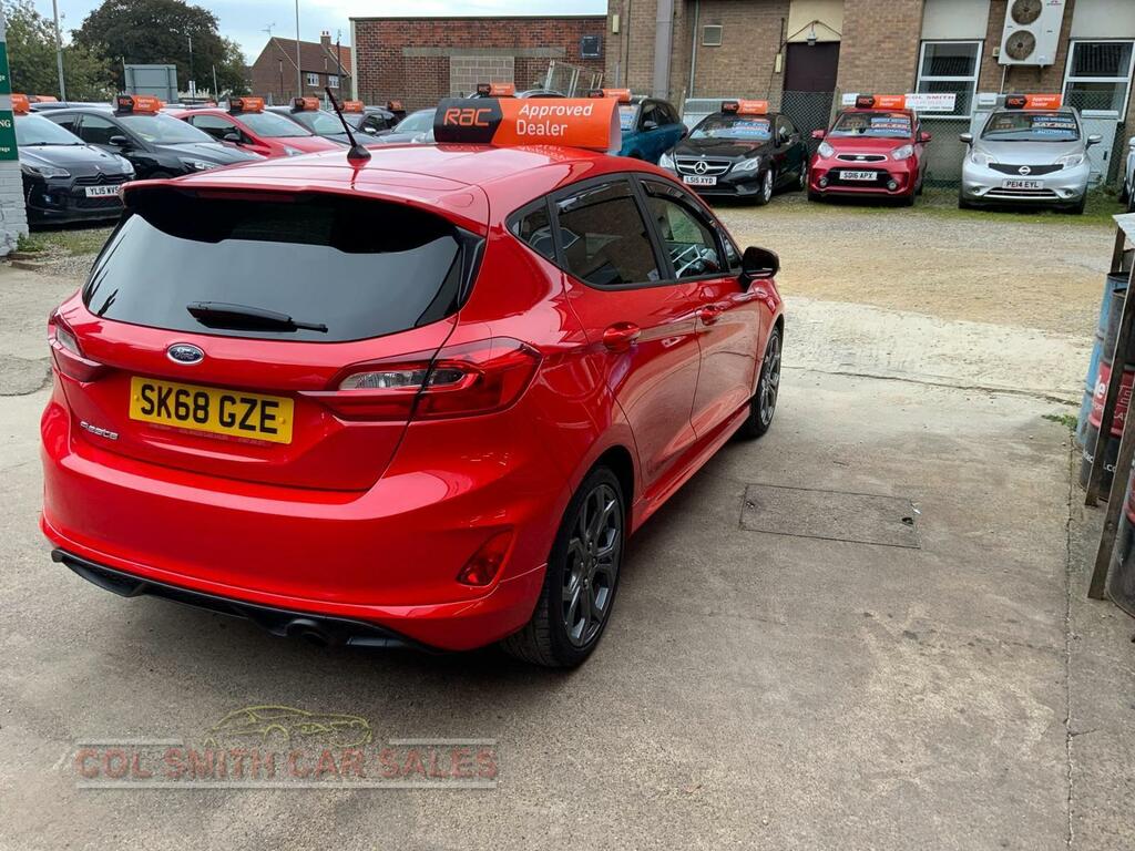 Ford Fiesta 1.0 Ecoboost St-line Hatchback SK68GZE Red #3