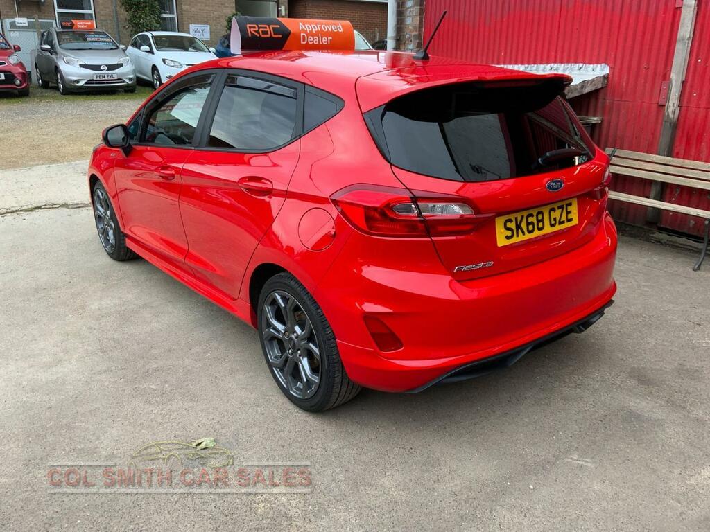 Ford Fiesta 1.0 Ecoboost St-line Hatchback SK68GZE Red #4