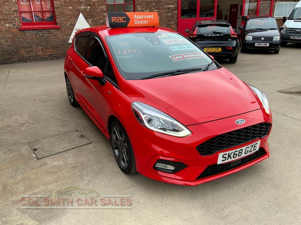 Ford Fiesta 1.0 Ecoboost St-line Hatchback SK68GZE Red #2