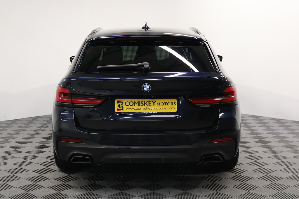 BMW 5 Series 520D Mht M Sport YC71OCO Black #5