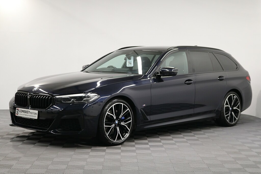 BMW 5 Series 520D Mht M Sport YC71OCO Black #3