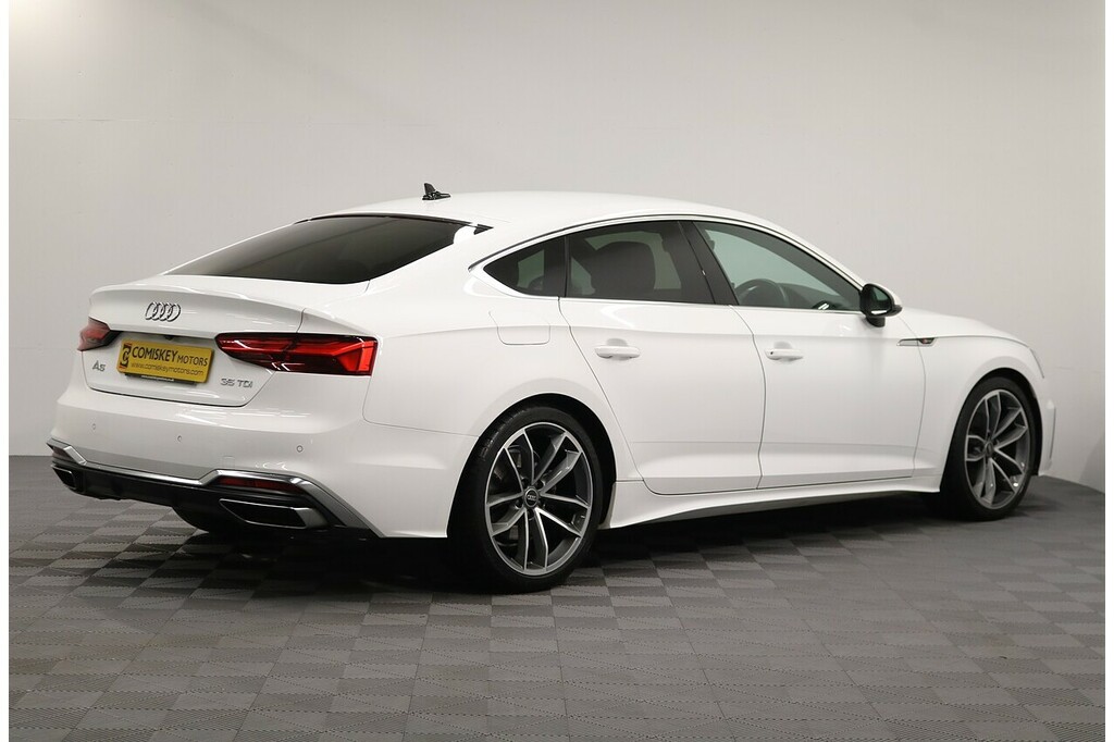 Audi A5 Tdi S Line KS22BXA White #6