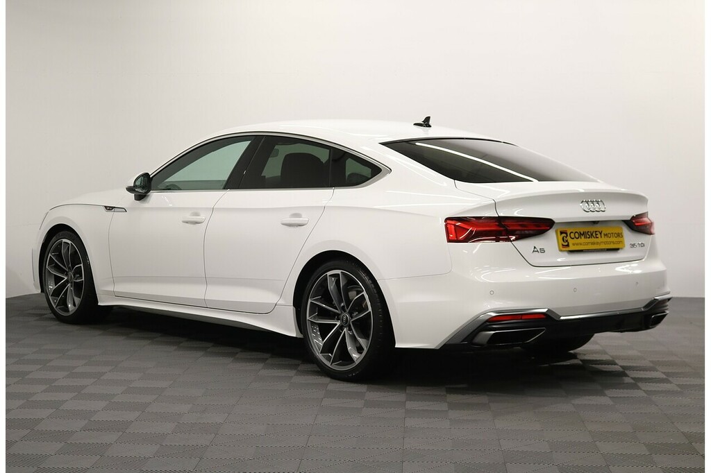 Audi A5 Tdi S Line KS22BXA White #4