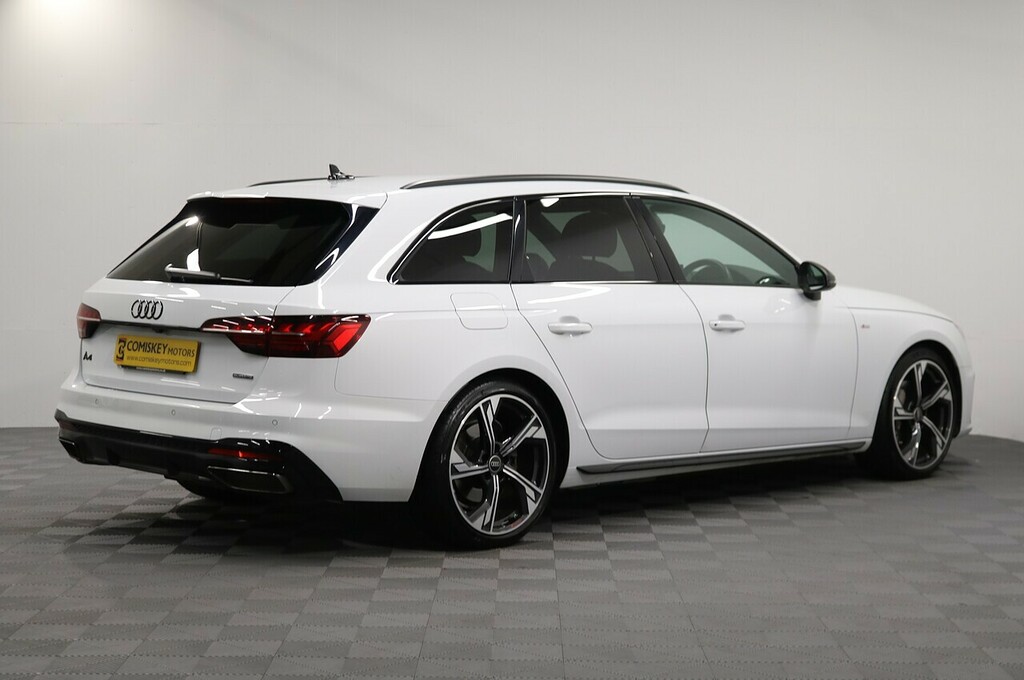 Audi A4 Avant Tdi 40 Black Edition S Tronic Quattro LS73UGZ White #6