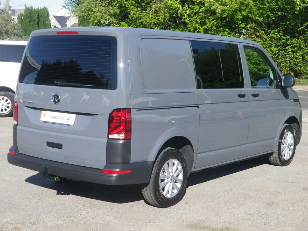 Volkswagen Transporter Double Cab Van 2.0 Tdi T32 Kombi Startline Dsg Aut PN74SJV Grey #4