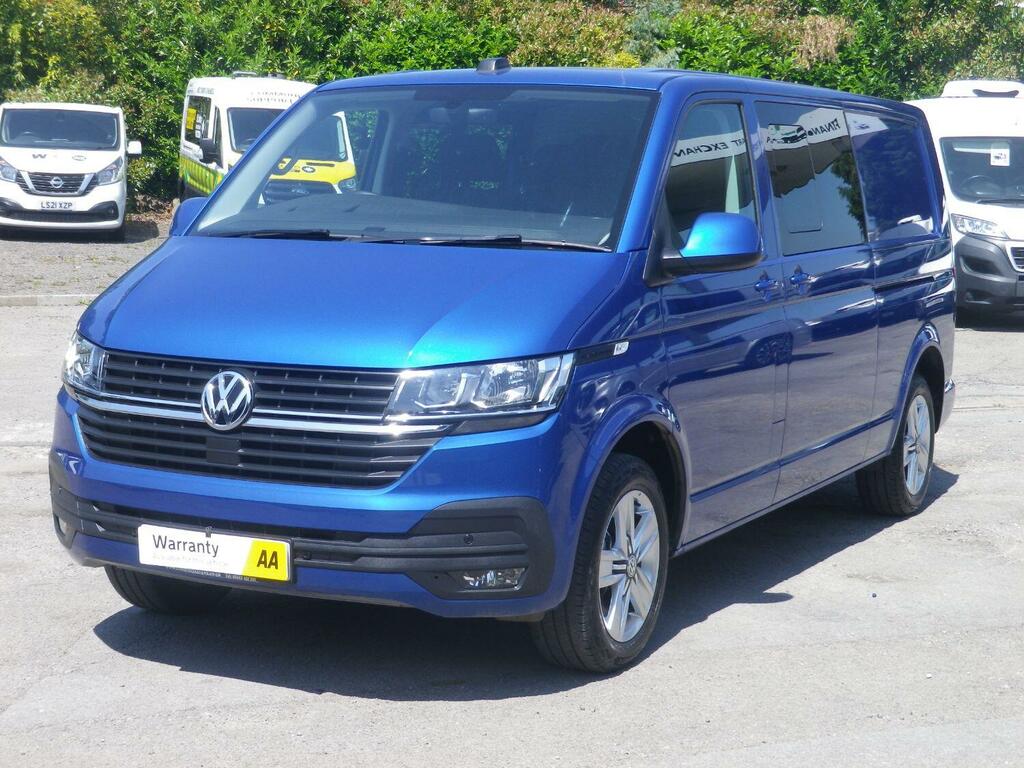 Volkswagen Transporter Combi Van T32 2.0 Tdi 150 Highline Lwb Kombi 2024 YR74XZV Blue #2