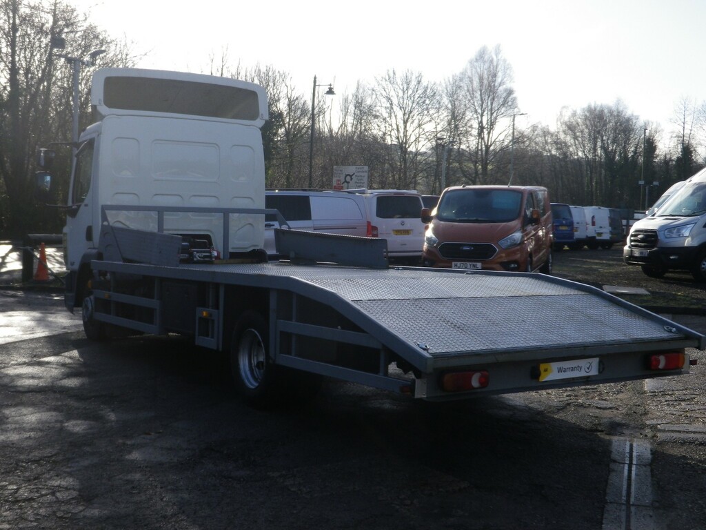 DAF All Models Vehicle Transporter 180 Flat Bed Vehicle Delivery White