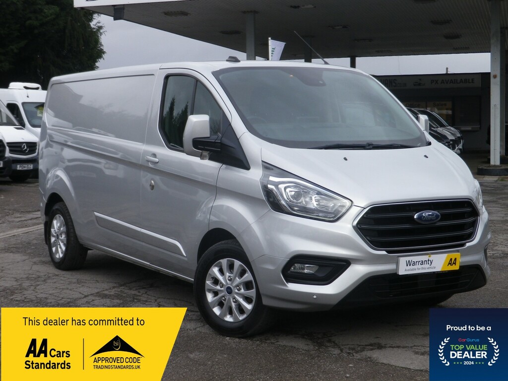 Ford Transit Custom Panel Van 2.0 Transit Custom Limited Van 300 L2 2. DS72OZA Silver