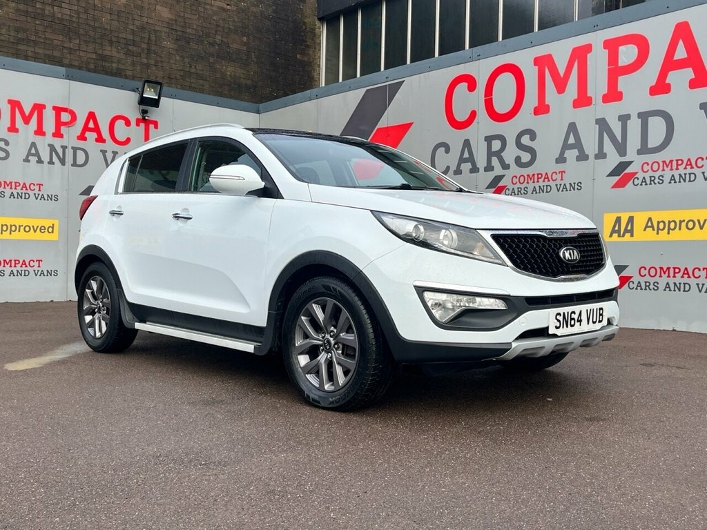 Kia Sportage Suv SN64VUB White #2