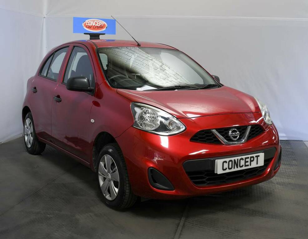 Nissan Micra Hatchback 1.2 80Ps Red #2