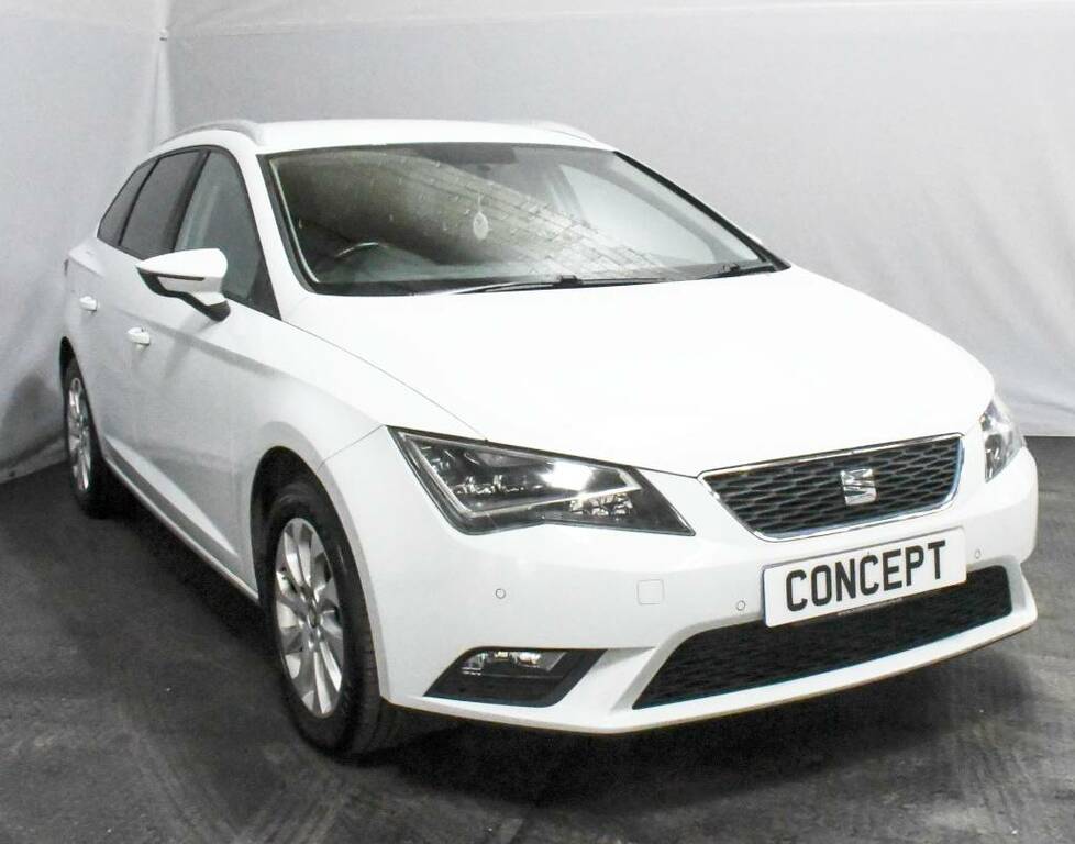 Seat Leon Sport Tourer 1.6 Tdi Se White #2