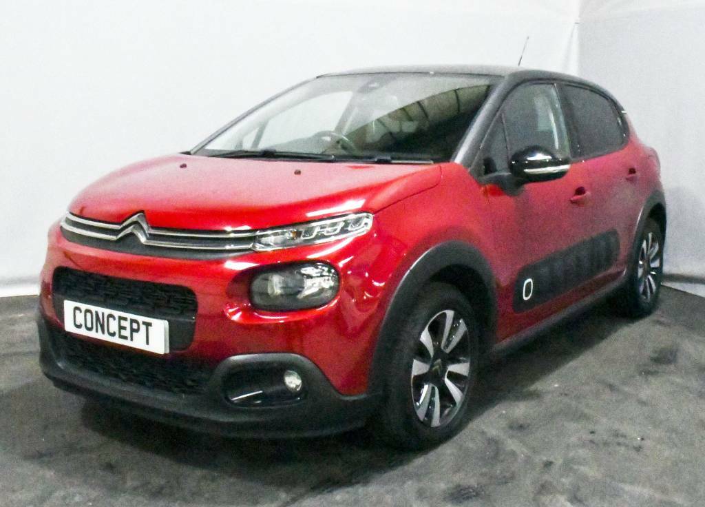 Citroen C3 Hatchback 1.6 Bluehdi 100 Flair Red