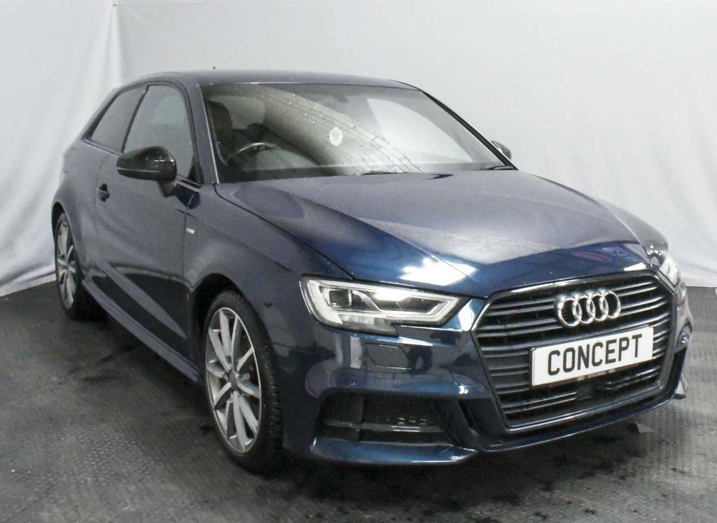 Audi A3 Hatchback Special Editi 2.0 Tdi Black Edition Blue #2