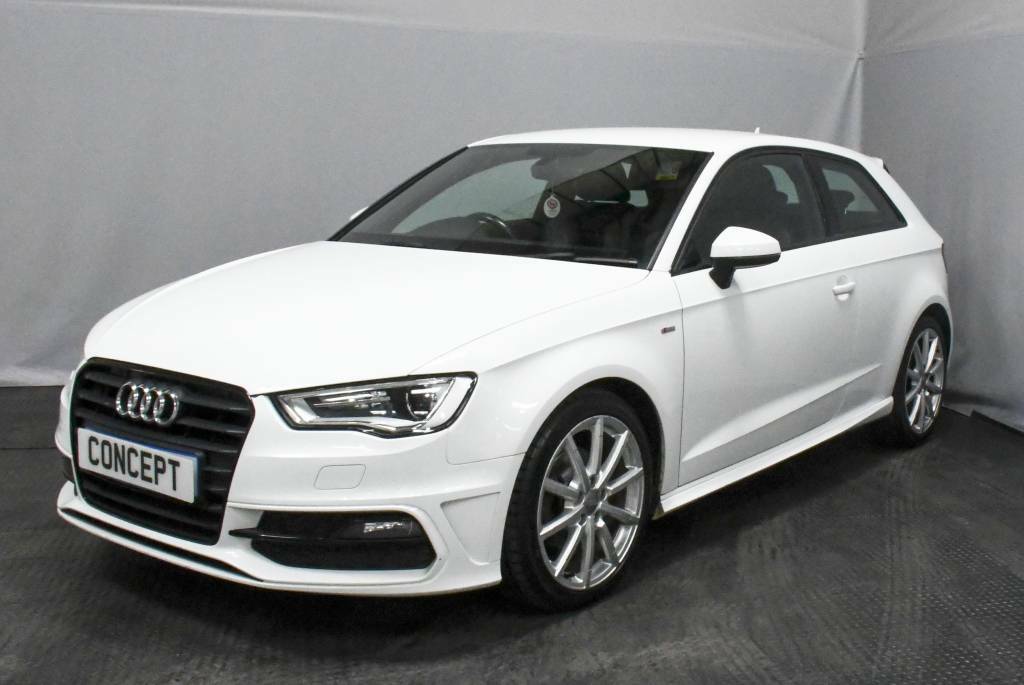 Audi A3 Hatchback 1.6 Tdi 110 S Line White #2