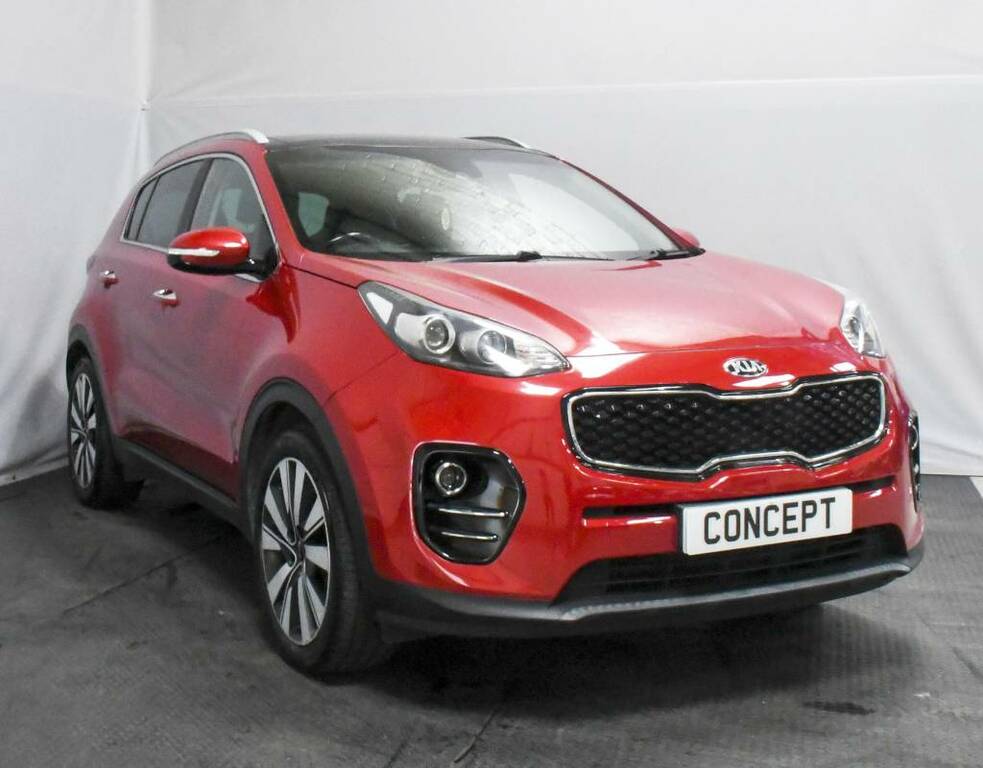 Kia Sportage Estate 1.7 Crdi Isg 3 Red #2