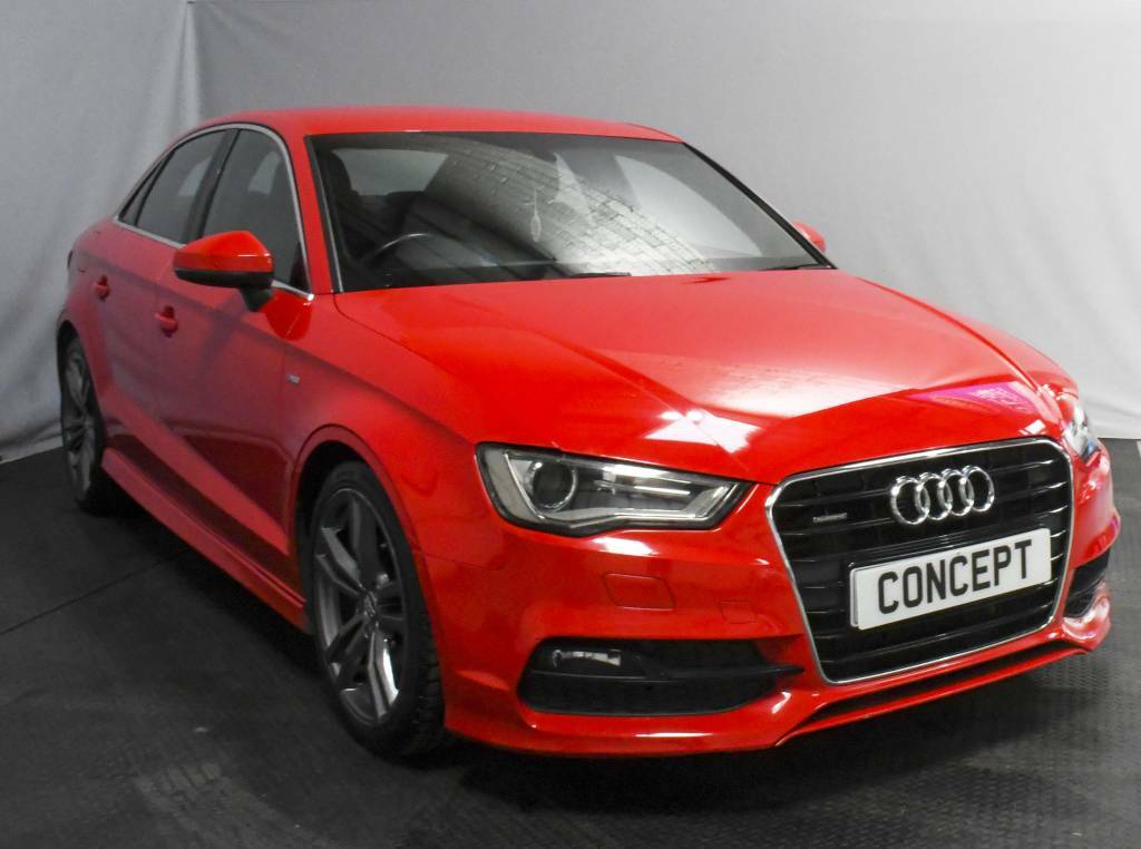 Audi A3 Saloon 2.0 Tdi 184 Quattro S Line Red