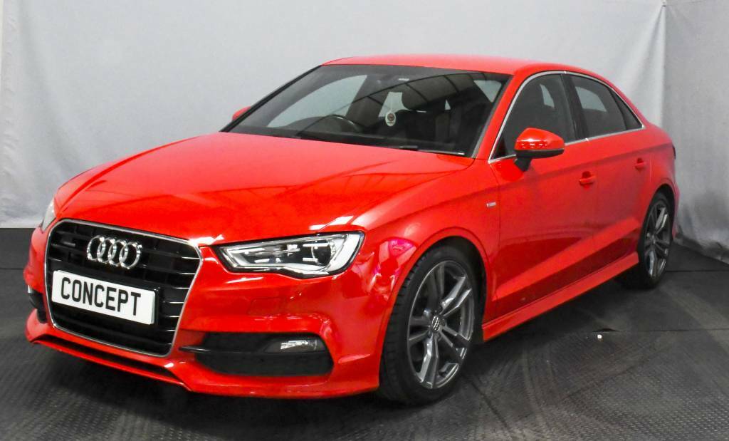 Audi A3 Saloon 2.0 Tdi 184 Quattro S Line Red #2