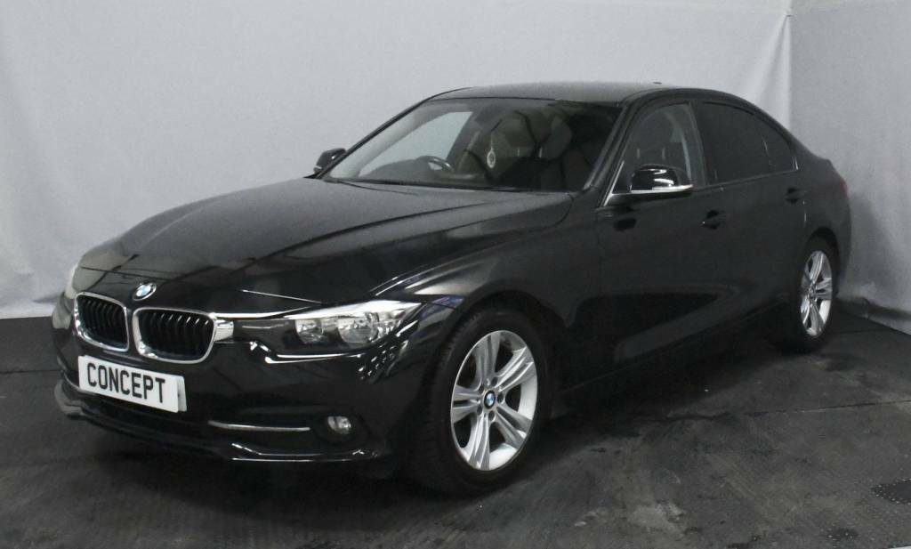 BMW 3 Series Saloon 320D Efficientdynamics Sport Black #2