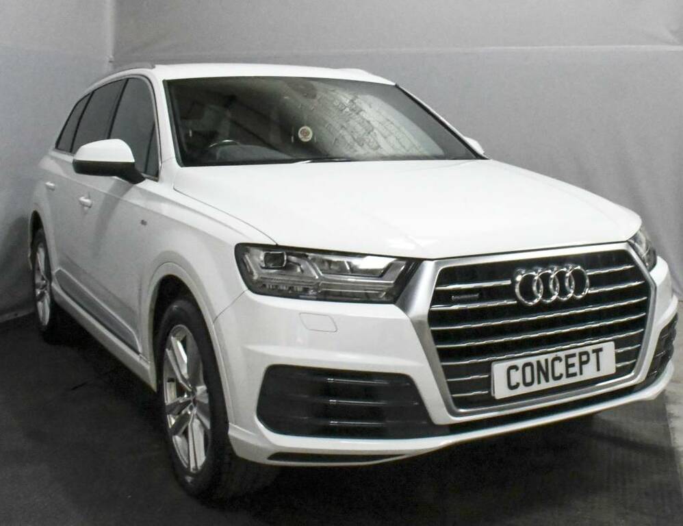 Audi Q7 Estate 3.0 Tdi 218 Quattro S Line White #2