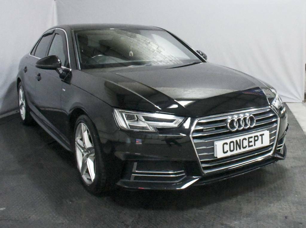 Audi A4 Saloon 2.0 Tdi 190 Quattro S Line Black #2