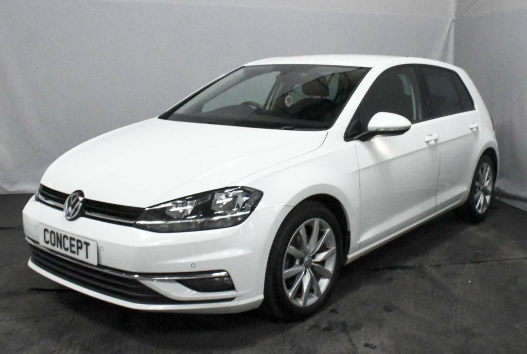 Volkswagen Golf Hatchback 1.6 Tdi Gt White