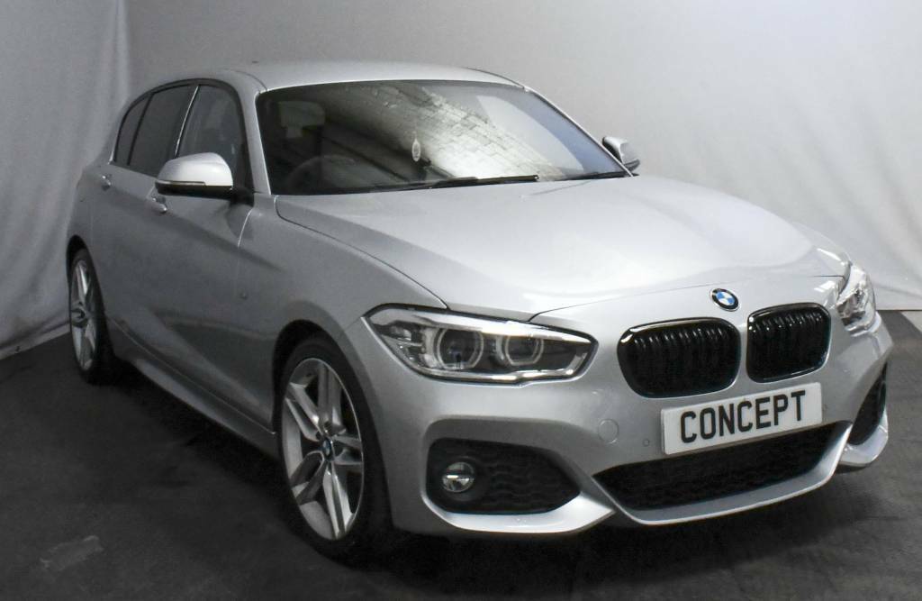 BMW 1 Series Hatchback 118D M Sport Silver #2