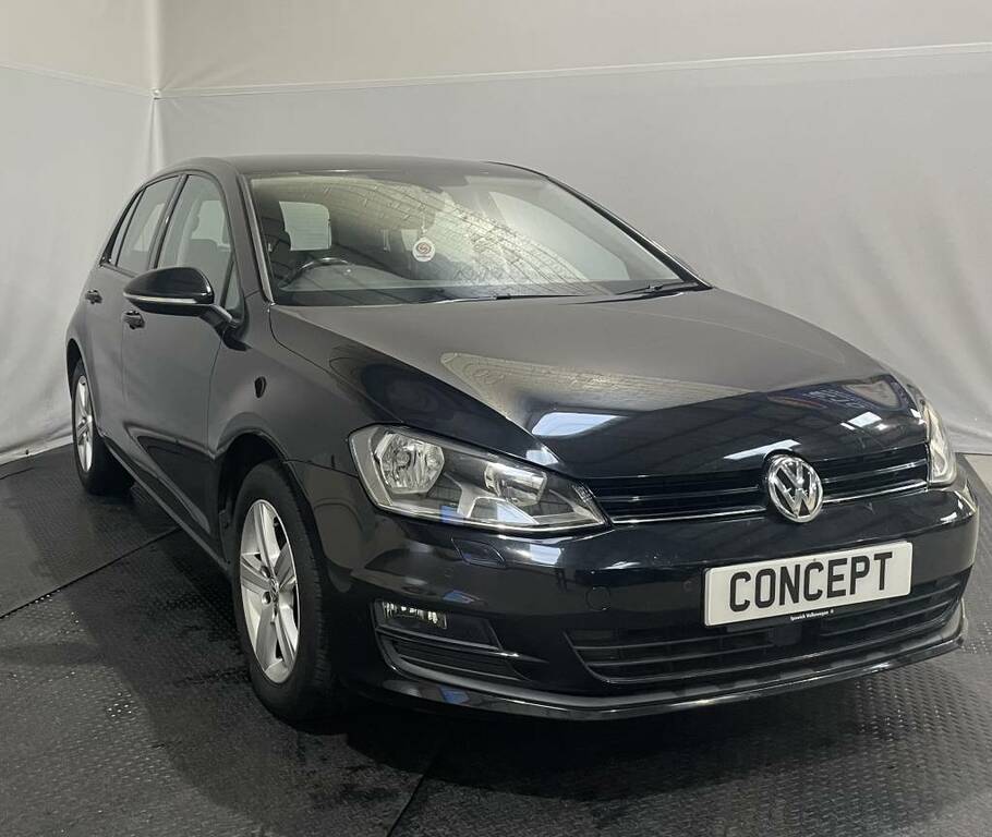 Volkswagen Golf Hatchback 2.0 Tdi Match Edition Black #2