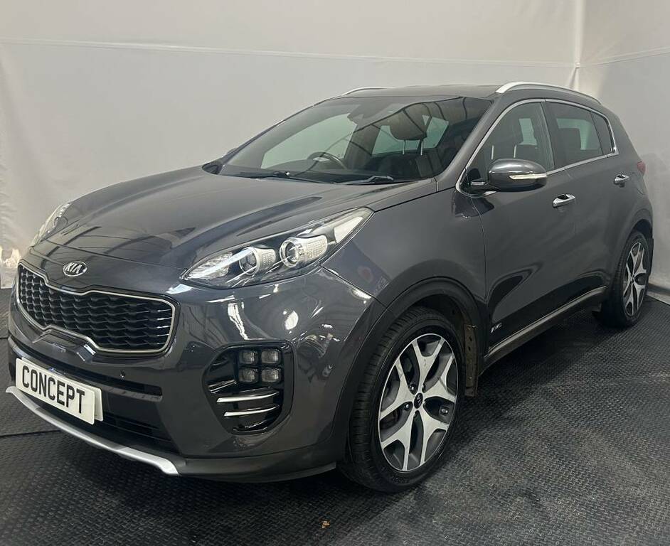 Kia Sportage Estate 2.0 Crdi Gt-line Silver