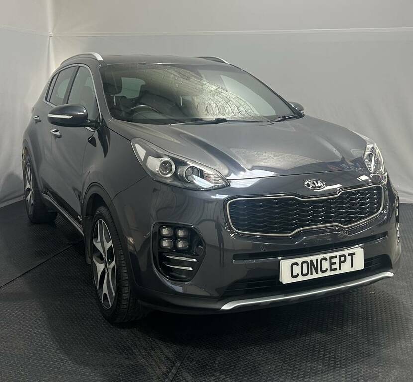 Kia Sportage Estate 2.0 Crdi Gt-line Silver #2