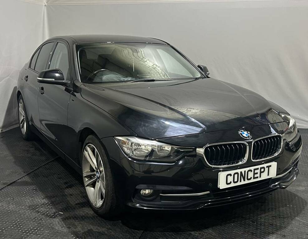 BMW 3 Series Saloon 320D Sport Black #2