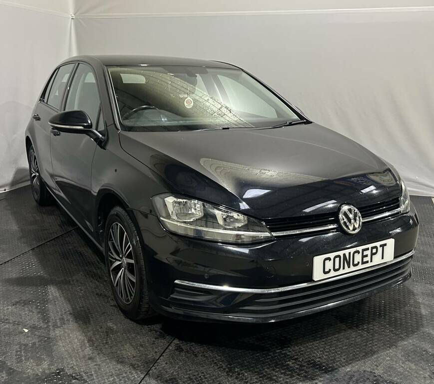 Volkswagen Golf Hatchback 2.0 Tdi Se Nav Black #2