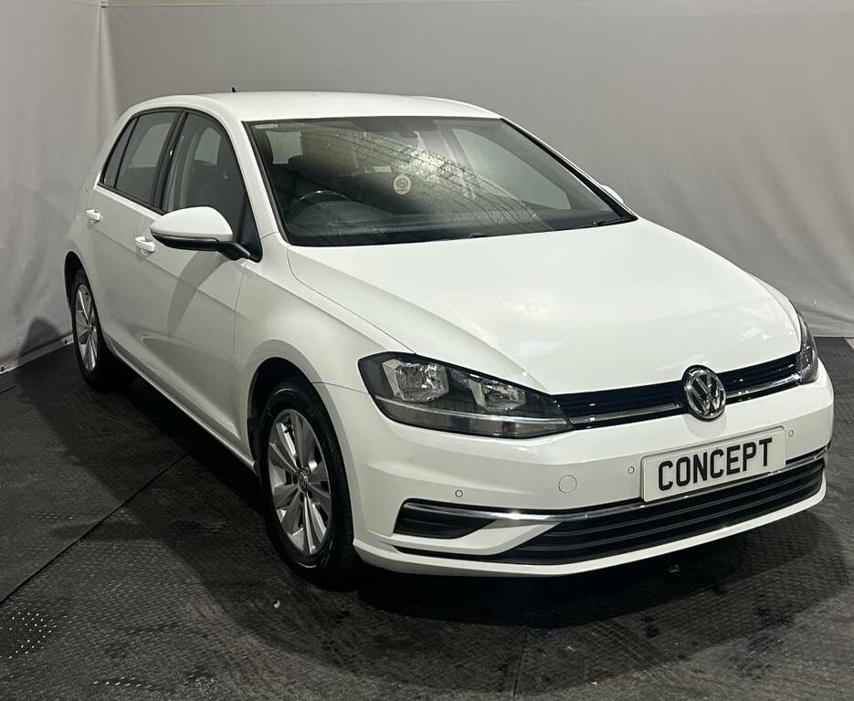 Volkswagen Golf Hatchback 2.0 Tdi Se Nav White #2