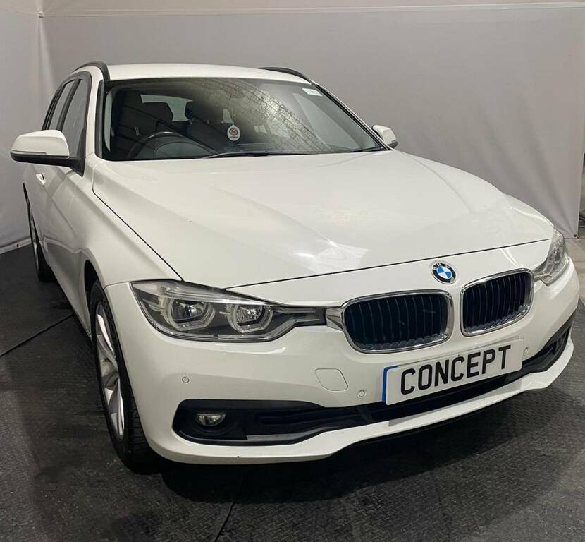 BMW 3 Series Touring 316D Se White #2