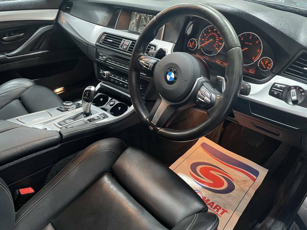 BMW 5 Series Saloon 520D 190 M Sport Grey #4