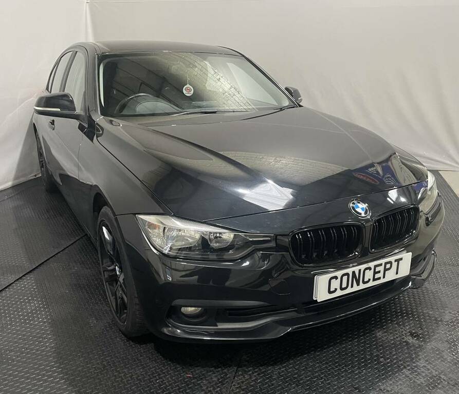 BMW 3 Series Saloon 320D Se Black #2
