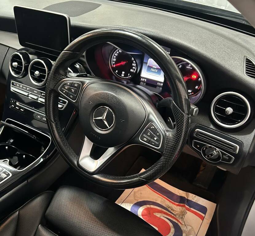 Mercedes-Benz C Class Saloon C200d Sport Silver #4