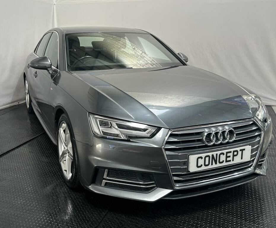 Audi A4 Saloon 2.0 Tdi 190 Quattro S Line Grey #2