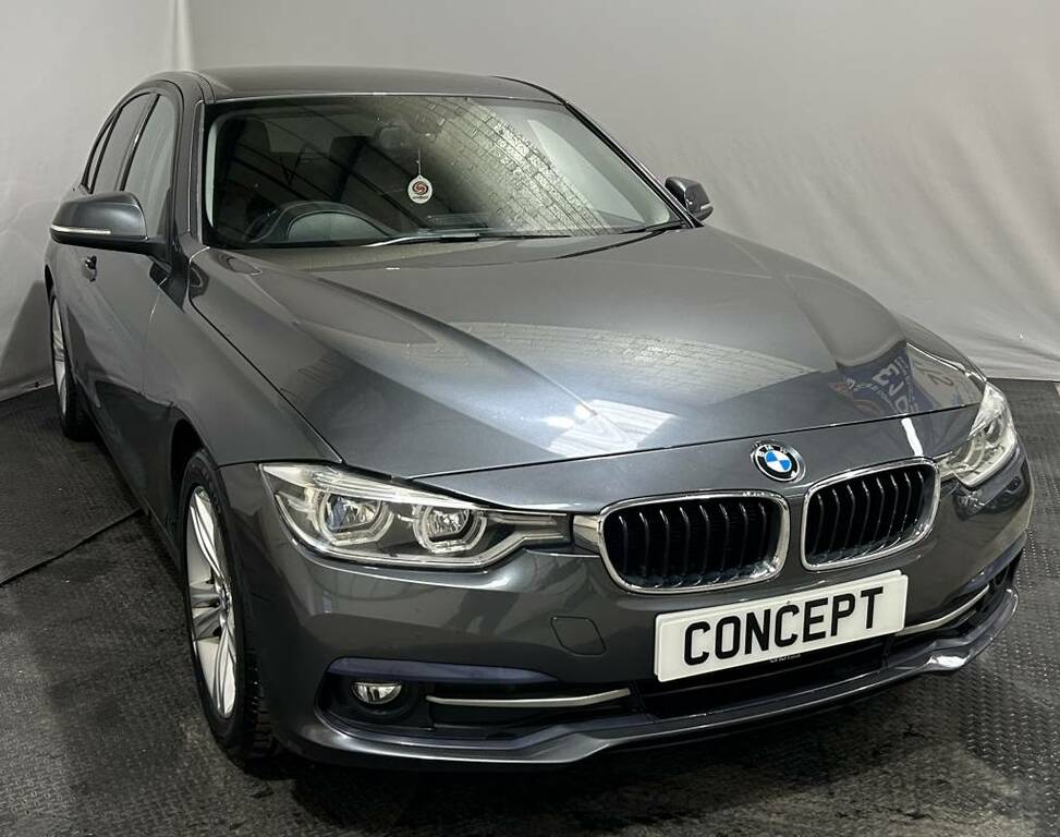 BMW 3 Series Saloon 320D Efficientdynamics Sport Grey #2