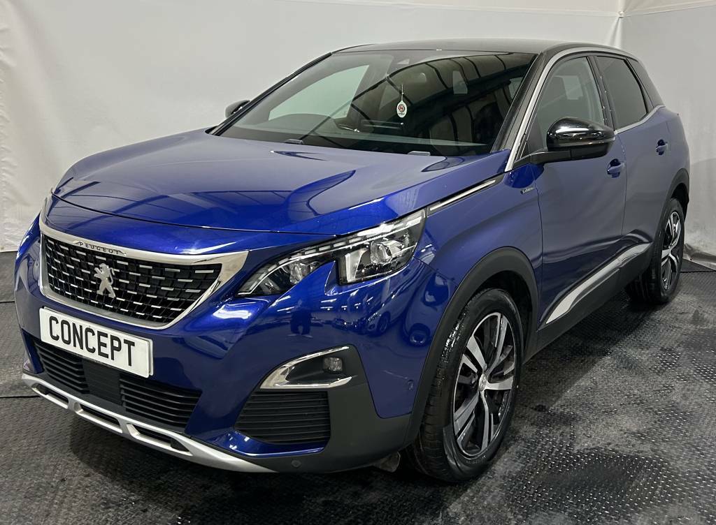 Peugeot 3008 Estate 1.6 Bluehdi 120 Gt Line Blue