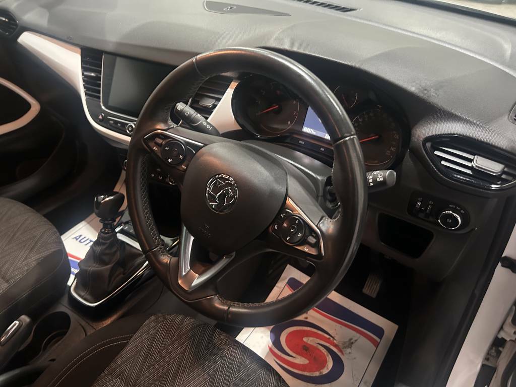 Vauxhall Crossland X Hatchback 1.2T 110 Sri Nav White #3