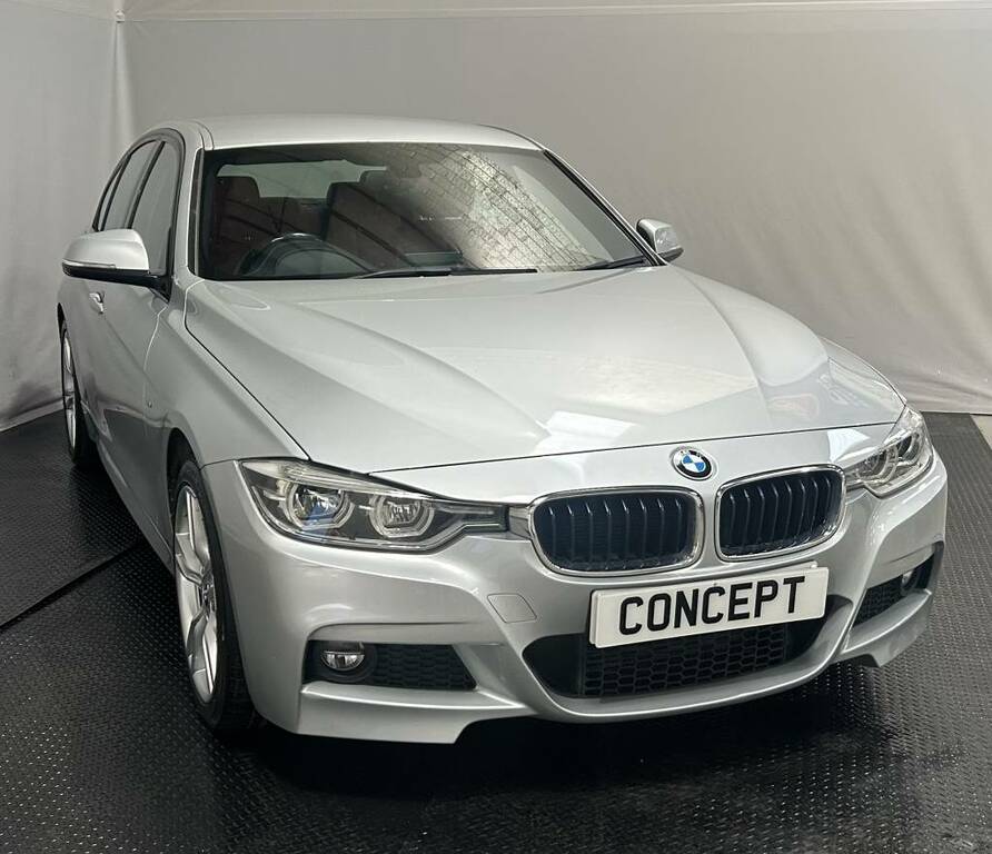 BMW 3 Series Saloon 320D M Sport Silver #2